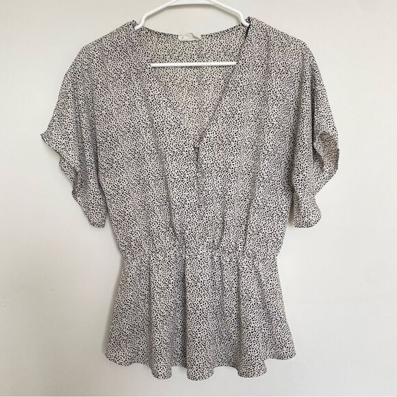 Sienna Sky Black White Blouse Size Small - Picture 1 of 5